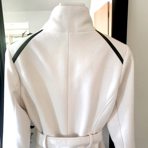 Vince Camuto Ivory Wool Blend Coat - Picture 4 of 5